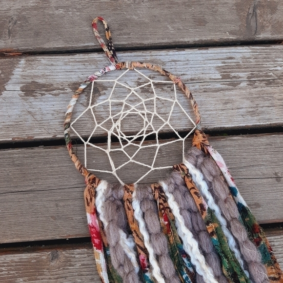 Boho Bundle Macrame Wall Hanging Baskets Wool Dream Catcher Tie Dye Plants - Picture 7 of 12